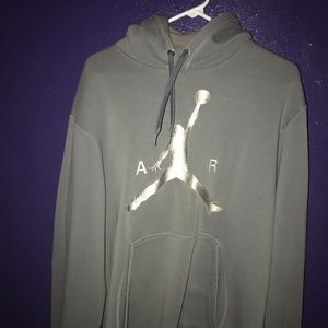 Gray Air Jordan  hoodie